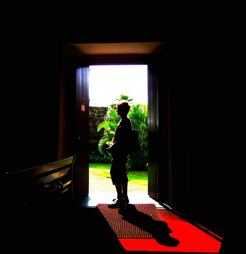 The open church door (explored)