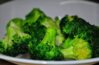 Coked broccoli