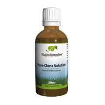 Pure-Clenz Solution - natural remedy product for razor burns and cuts