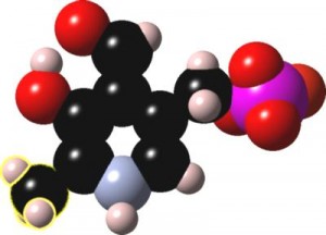 3D image of Vitamin B6