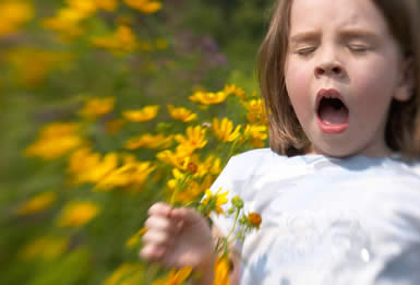 allergic sneeze girl-sneezing-due-to-pollen-allergy