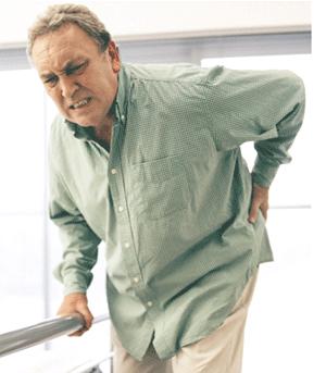 Man with kidney stone pain Man with kidney stone pain